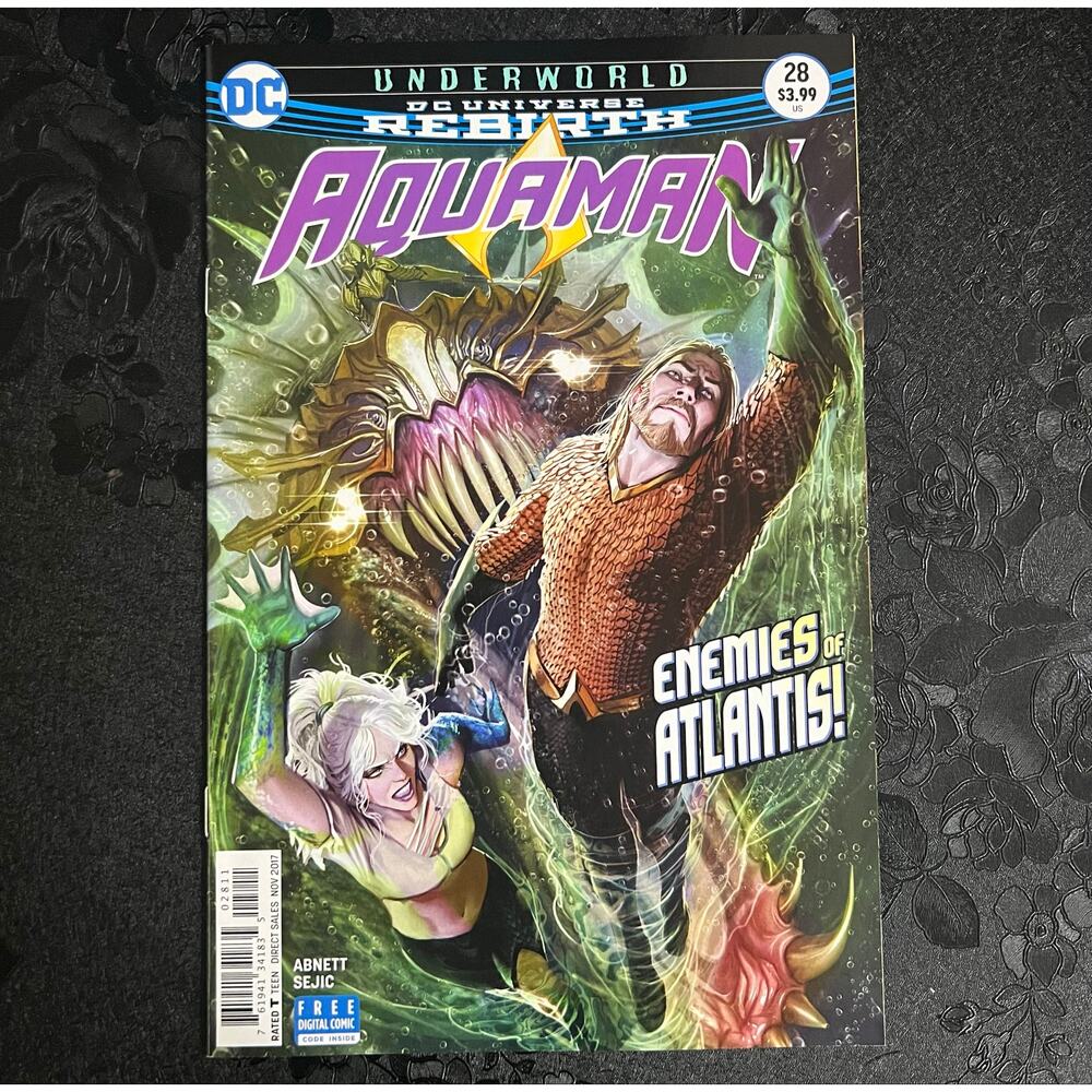 Aquaman # 28 Nov 2017 DC Universe Rebirth Comics